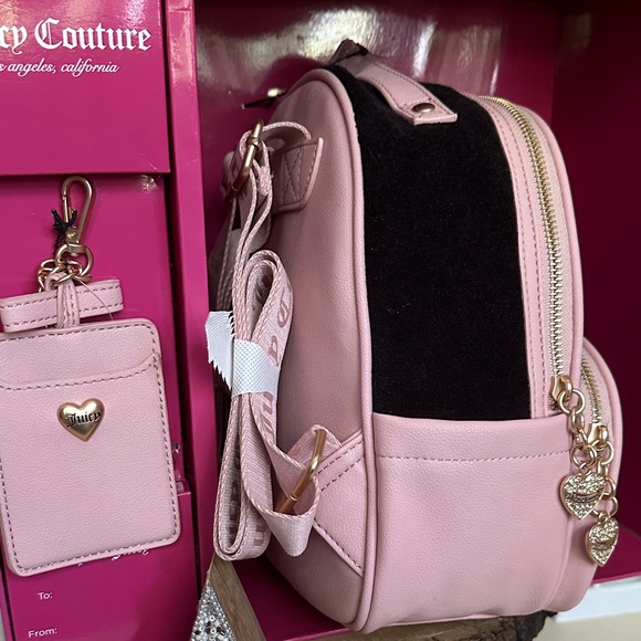 🖤NWT•Juicy Couture Heritage Mini Backpack with card case 🖤Gift Set NIB - Picture 10 of 17